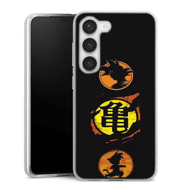 Coque Samsung Galaxy S23, S23 Plus, S23 Ultra Goku Orange